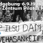 Kundgebung gegen Ilisu Staudamm 6.9.2019