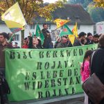 An die 1000 Personen demonstrieren in Luzern gegen den Krieg in Nord Syrien. FOTOS