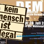 Demo, 28.7.2020, 18:00 Uhr, Mühlenplatz Luzern